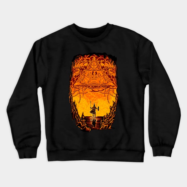 Spartan Vs Hell Crewneck Sweatshirt by Nekogama